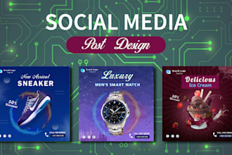 do social media post design facebook ads flyer design leaflet media kit