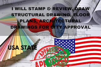 review, draw architectural drawings, structural drawing house plan city permits