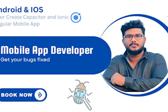 fix or create capacitor and ionic angular mobile app