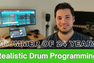 program realistic midi drums for your song