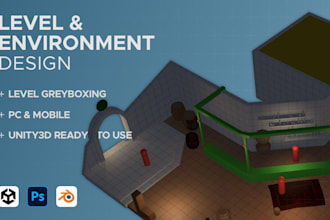 do level design and environment creation in unity3d