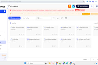 do automations in adspower ,uipath for social sites