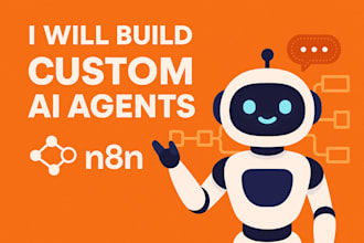 do custom ai agent using n8n