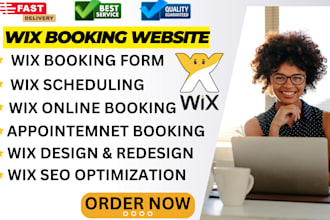 set up wix booking system for your service, wix company booking integration,velo