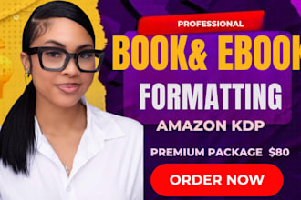 do paperback and kindle book formatting for amazon kdp and ingram spark