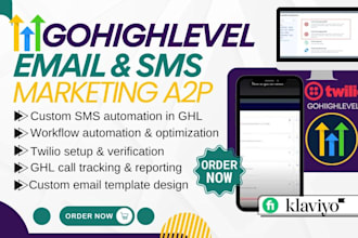 setup gohighlevel a2p 10dlc registration twillo ghl ringcentral bulk sms klaviyo