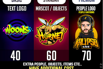 design an amazing pokemon logo for twitch, youtube, and more