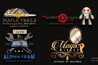 design redesign redraw recreate vectorize and update logo 3d