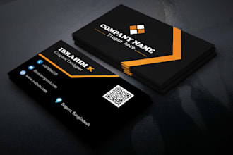 design a professional and modern business card