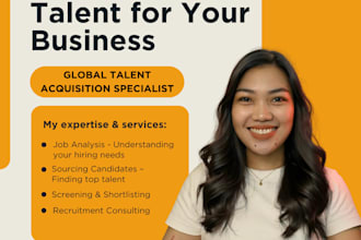 find top talent and help you hire the best candidates