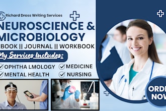 ghostwrite neuroscience, medical, ophthalmology, microbiology and holistic ebook