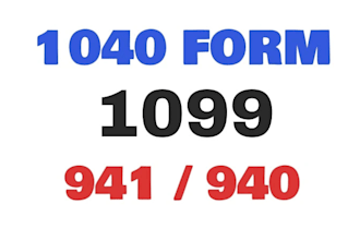 prepare and file irs forms 1120, 1040, 1065, 5472 1040nr 990 for us tax return
