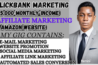 build clickbank affiliate marketing amazon website promotion