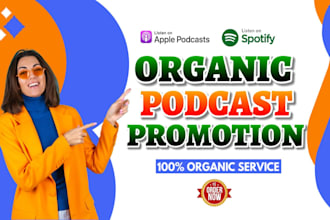 promote your podcast organic and help increase downloads