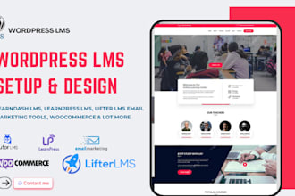 build wordpress lms with learndash, tutor lms and online course creation