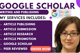 write and publish your peer review article in google scholar indexed journal