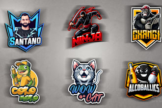 design a badass mascot logo for sports, gaming, esports, streamer