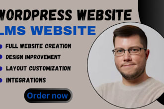 setup wordpress elearning lms website, learndash memebership website
