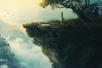 do realistic photo manipulation any kind of photoshop work