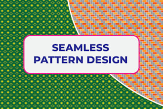make seamless pattern design for fabric or wallpaper