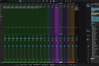 create a mixing template for you in fl studio, studio one or pro tools