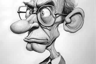 make funny caricature from your photo
