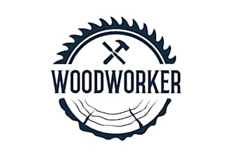 do woodwork and carpentry logo design