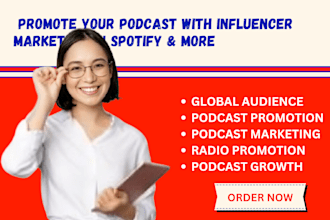 market and promote your podcast to a global audience on spotify and more