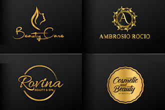 do luxury modern cosmetic, fashion and beauty brand logo design