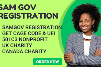 do sam gov, uei, cage code, uk or canada charity and us 501c3 nonprofit