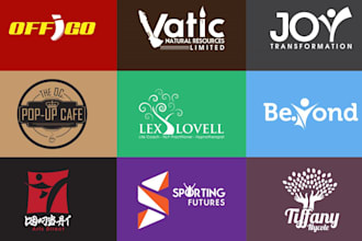 design your creative typography logo
