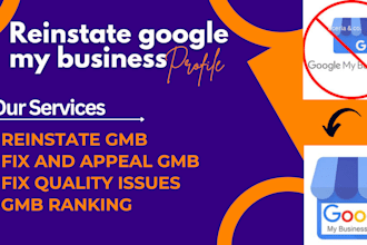 reinstate suspended google my business profile fix appeal gmb listing seo