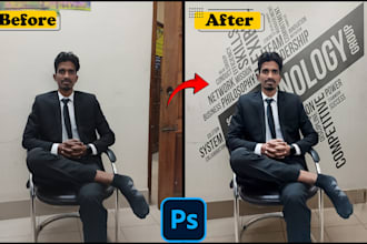 photo editing and portrait photo retouching and restoration