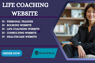 design a life coaching, consulting website for speakers leaders and trainers