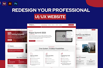 redesign figma websites with prototypes and wireframes
