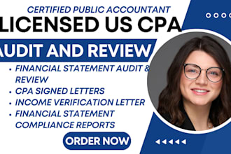 us attestation CPA letter financial statement audit sign as CPA and notary stamp