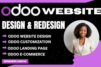 custom odoo website design odoo website redesign odoo website