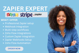 setup zapier webhook zapier API integration fix  zapier automation zapier expert