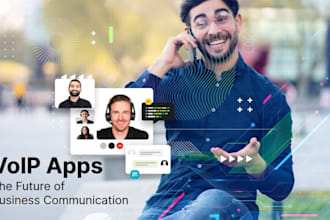 develop softphone app, call center, voip app, twilio, sip, video calling app