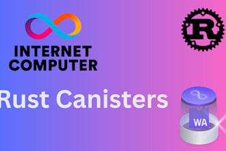 develop rust based icp canister