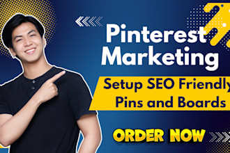 create eye catching pins and boards as your pinterest marketing manager