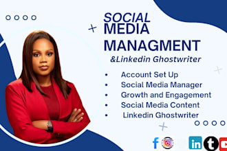 setup do social media manager linkedin ghostwriter