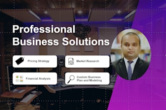 provide expert business consulting, pricing strategy, and market research