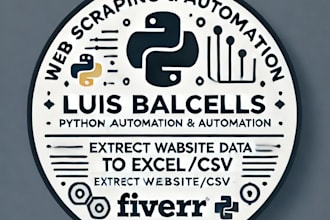 do automation with python and web scraping