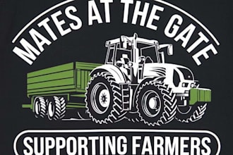 give exclusive charity supports farmer logo design