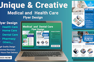 design mental pharmacy homecare healthcare dental medical hospital clinic flyers