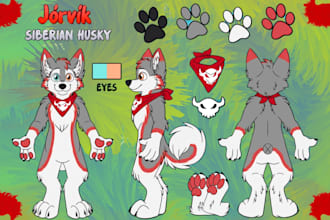 create furry reference sheet nsfw fursona ref sheet anthro art furry character