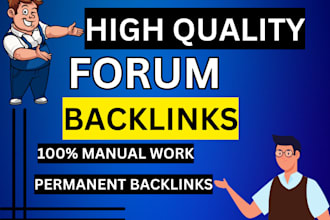 provide premium forum posting backlinks for SEO