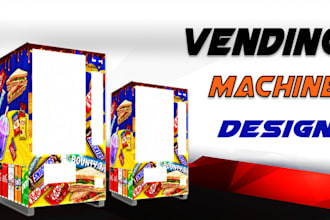 do vending machine wrap design, vending machine design, arcade game wrap