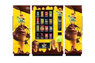do vending machine wrap design, vending machine design, arcade game wrap